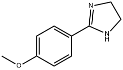 2-(4-Methoxyphenyl)-1-imidazoline Struktur