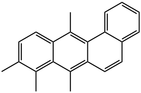 7,8,9,12-Tetramethylbenz[a]anthracene Struktur