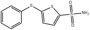 5-(PHENYLTHIO)THIOPHENE-2-SULFONAMIDE Struktur