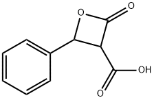 2-oxo-4-phenyl-oxetane-3-carboxylic acid Struktur