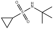 CYCLOPROPANESULFONIC ACID TERT-BUTYLAMIDE Structure