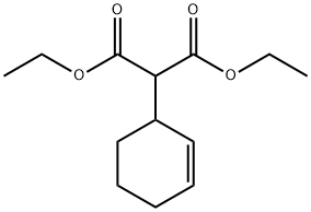 diethyl 2-(1-cyclohex-2-enyl)propanedioate Struktur