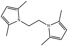 1-[2-(2,5-dimethylpyrrol-1-yl)ethyl]-2,5-dimethyl-pyrrole Struktur