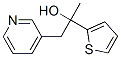 1-pyridin-3-yl-2-thiophen-2-yl-propan-2-ol Struktur