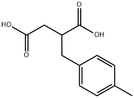 Butanedioic acid, (4-methylphenyl)methyl- Struktur