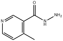 3-Pyridinecarboxylicacid,4-methyl-,hydrazide(9CI) Struktur