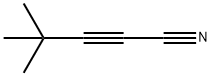 t-butyl cyanoacetylene Struktur