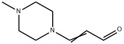 2-Propenal,3-(4-methyl-1-piperazinyl)-(9CI) Struktur