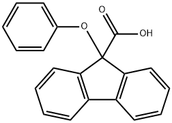 9-phenoxyfluorene-9-carboxylic acid Struktur