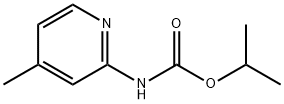 propan-2-yl N-(4-methylpyridin-2-yl)carbamate Struktur