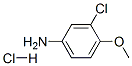 4-Methoxy-3-chloroaniline(HCl) Struktur