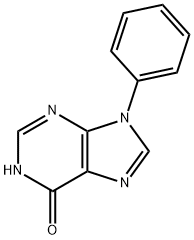 9-phenyl-3H-purin-6-one Struktur