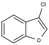 Benzofuran,  3-chloro- Structure