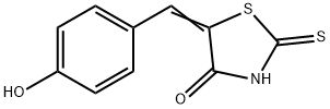 4-Thiazolidinone, 5-[(4-hydroxyphenyl)methylene]-2-thioxo- Struktur