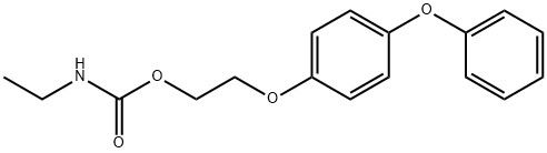 2-(4-Phenoxyphenoxy)ethyl ethylcarbamate Struktur