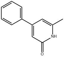 2-Hydroxy-6-methyl-4-phenylpyridine Struktur