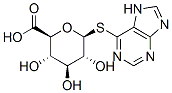 purin-6-yl 1-thio-beta-glucopyranosiduronic acid Struktur