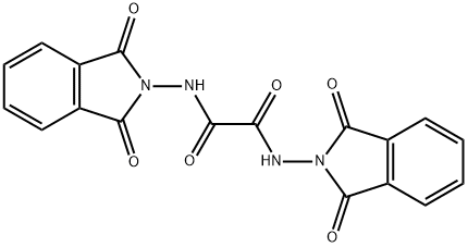 N,N'-Bis[(1,3-dihydro-1,3-dioxo-2H-isoindol)-2-yl]ethanediamide Struktur