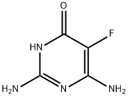 4(1H)-Pyrimidinone, 2,6-diamino-5-fluoro- (9CI) Struktur