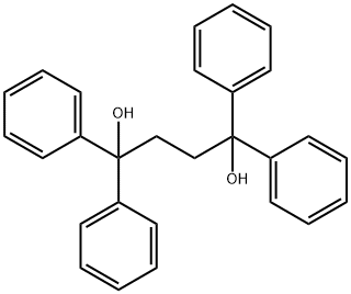 Ethylenebis(diphenylmethanol) Struktur