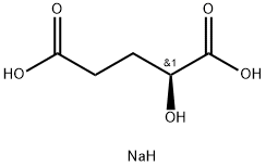 L-A-HYDROXYGLUTARIC ACID DISODIUM) Struktur