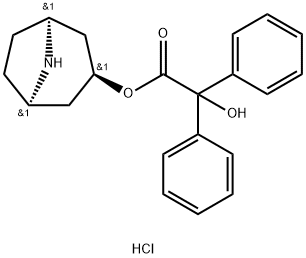 alpha-Hydroxy-alpha-phenylbenzeneacetic acid (3-endo)-8-azabicyclo[3.2.1]oct-3-yl ester hydrochloride