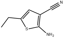 2-AMINO-5-ETHYL-3-THIOPHENECARBONITRILE Structure