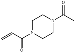 Piperazine, 1-acetyl-4-(1-oxo-2-propenyl)- (9CI) Struktur