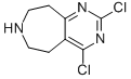 2,4-dichloro-6,7,8,9-tetrahydro-5H-pyrimido[5,4-d]azepine Struktur