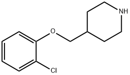 4-[(2-CHLOROPHENOXY)METHYL]PIPERIDINE Struktur