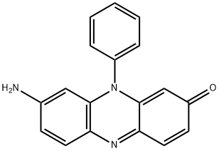 8-amino-10-phenylphenazin-2(10H)-one Struktur