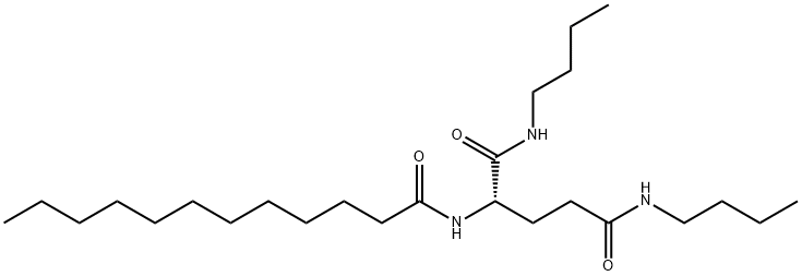 LAUROYL-L-GLUTAMIC-ALPHA,GAMMA-DIBUTYLAMIDE Structure