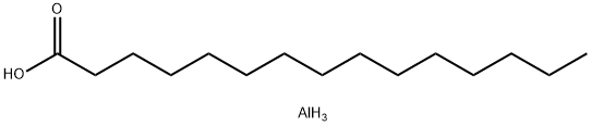 aluminium pentadecanoate  Struktur