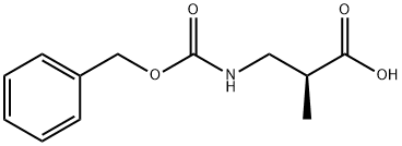 Cbz-S-3-Aminoisobutyric acid Struktur