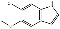 6-Chloro-5-methoxy-1H-indole Struktur