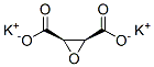 potassium hydrogen cis-epoxysuccinate Struktur