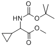 methyl-2-(tert-butoxycarbonylamino)-2-cyclopropylacetate