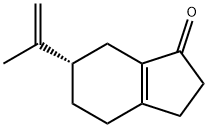 1H-Inden-1-one,2,3,4,5,6,7-hexahydro-6-(1-methylethenyl)-,(6S)-(9CI) Struktur