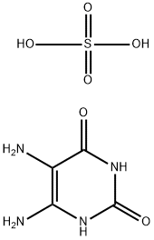 5,6-ジアミノ-2,4-ジヒドロキシピリミジン硫酸塩二水和物 化學(xué)構(gòu)造式