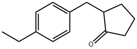 Cyclopentanone, 2-[(4-ethylphenyl)methyl]- (9CI) Struktur