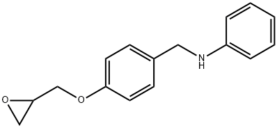 4-[(Oxiran-2-yl)methoxy]-N-phenylbenzenemethanamine Structure