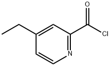 2-Pyridinecarbonyl chloride, 4-ethyl- (9CI) Struktur