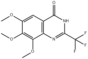 4(1H)-Quinazolinone,  6,7,8-trimethoxy-2-(trifluoromethyl)-  (9CI) Struktur