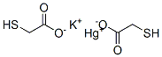 POTASSIUMETHYLMERCURICTHIOGLYCOLLATE Struktur