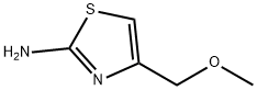 4-(Methoxymethyl)-1,3-thiazol-2-amine Struktur