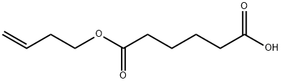 but-3-enyl hydrogen adipate Struktur