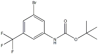 N-BOC-3-BROMO-5-TRIFLUOROMETHYLANILINE Struktur