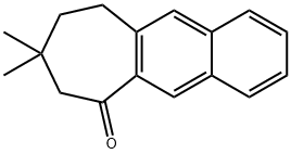 7,8,9,10-Tetrahydro-8,8-dimethyl-6H-cyclohepta[b]naphthalen-6-one Struktur