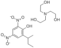 2-SEC-BUTYL-4,6-DINITROPHENOL TRIETHANOLAMINE SALT Struktur