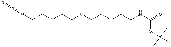 Azido-PEG4-NHBoc Struktur